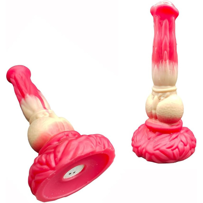 Вібратор реалістичної собаки, анальний дildo з 10 режимами вібрації, для чоловіків та жінок