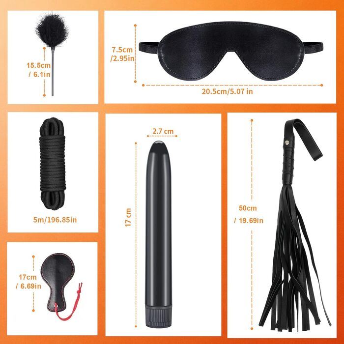 Набір для БДСМ з шкіри: фетіш, сексуальне рабство, для дорослих, 19 предметів (чорний)