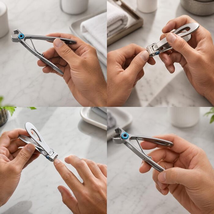 Кусачки для нігтів Premax Ring Lock System, нержавіюча сталь, 9 см, Італія (11535)
