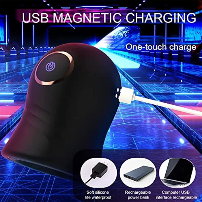 Вібратор для чоловіків LYAMais Eichelvibrator – 12 режимів, масажер для статевого члена, силіконовий статевий аксесуар