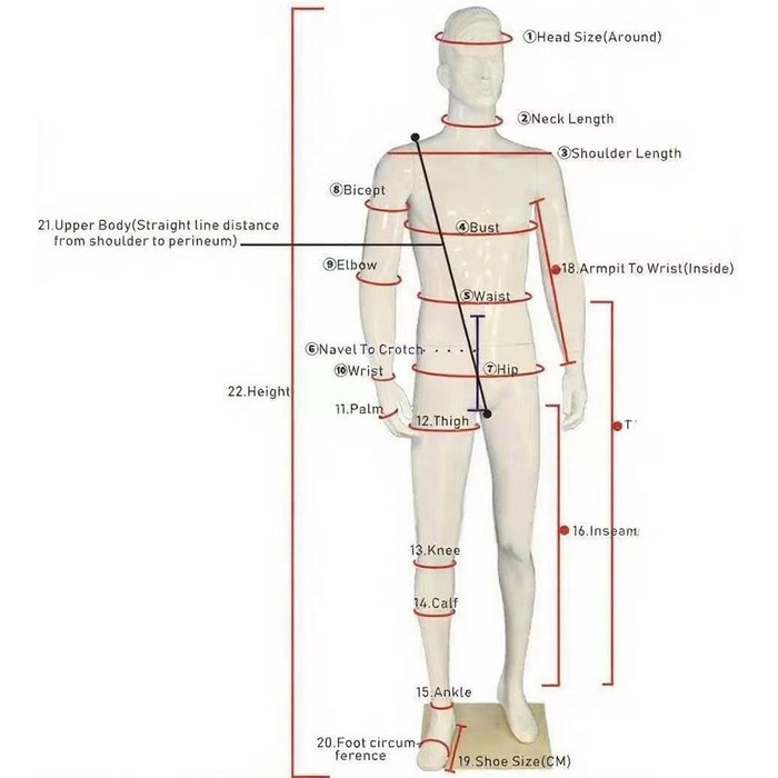 Комбінезон чоловічий з 100% натурального латексу ручної роботи, безкольоровий, XL