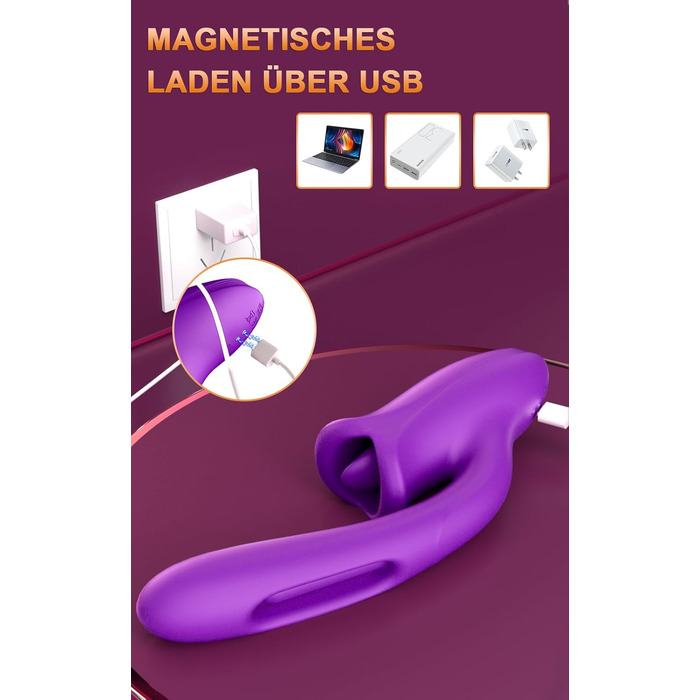 Вібратор для жінок з 10 режимами, стимулятор клітора та анальний секс-іграшка для пар