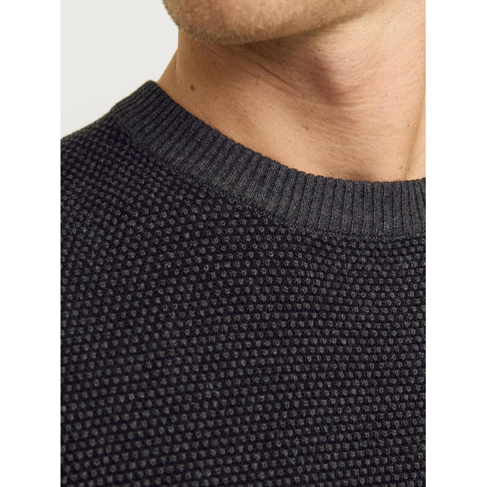 Чоловічі джинси Slim Fit JACK & JONES JJIGLENN (Dark Grey Melange), розмір XXL