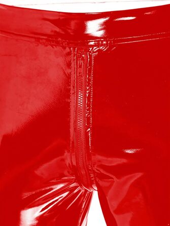 Чоловічі шорти-спідниця з відкритим кроком для вечірок (4XL, Червоний)