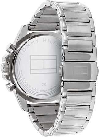 Чоловічий кварцовий годинник Tommy Hilfiger Multi Zifferblatt (Сріблястий/Темно-синій)