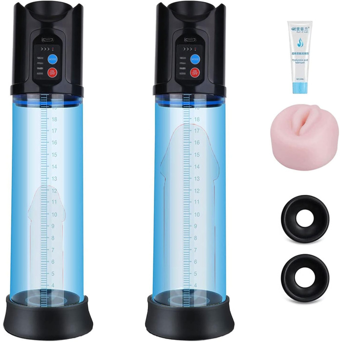 Електрична помпа для збільшення статевого члена для чоловіків, перезаряджувана вакуумна помпа для ерекції, доросле секс-іграшка