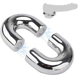 Чоловічий магнітний вага для яєчок, кільце для яєчок, кільце для стимуляції, для чоловіків, срібло, L