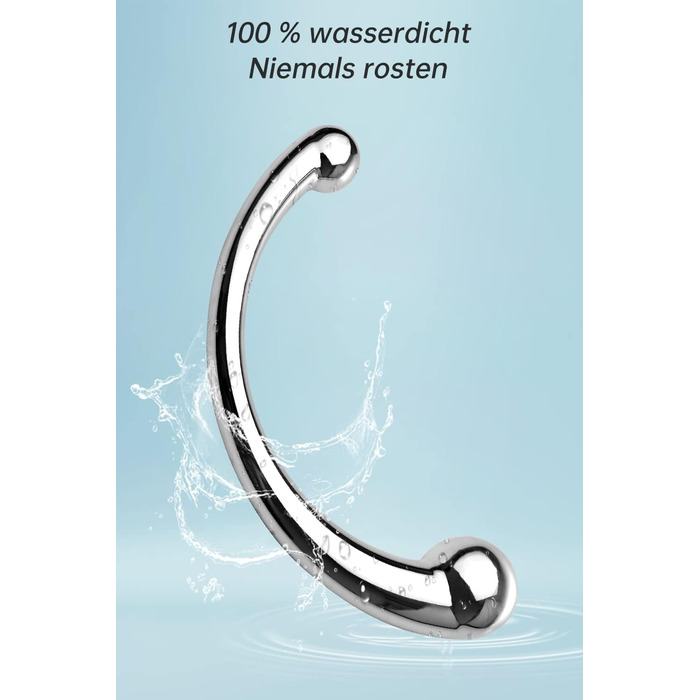 Анальний вібратор Roluck для чоловіків та жінок - металевий анальний плагін, стимулятор G-точки та вагіни