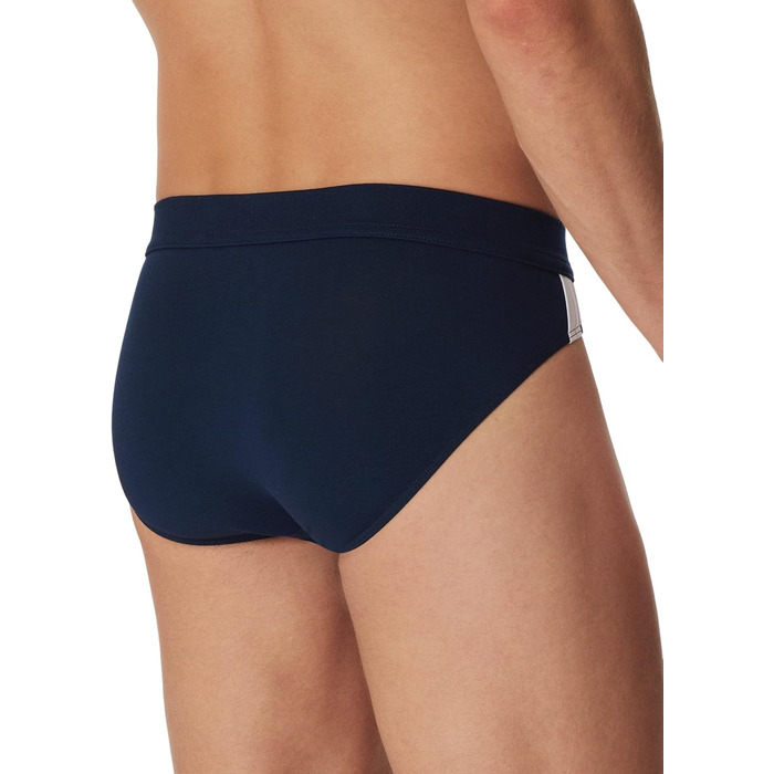 Труси чоловічі Schiesser 3 шт. Sip Softbund та смужки Bio Baumwoe, 95/5 Organic (3XL, Темно-синій)