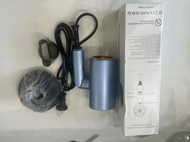 Професійний іонний фен для волосся 2000W з дифузором, 3 режими повітряного потоку, функція холодного обдуву та захист від перегріву, складаний, синій