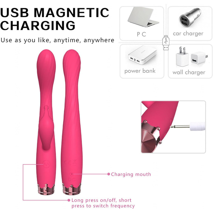 Вібратор для жінок Rabbit G-Spot, 10 режимів, фіолетовий