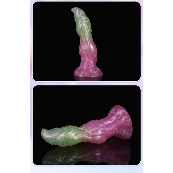 Анальний вібратор Yasexx Fantasy Monster Alien - вібратор з чашею, силікон, рожевий (L)