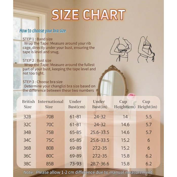 Трусики бюстгальтер для жінок з пуш-ап, квітковий мереживний дизайн, глибокий V-подібний виріз, додавання чашечки, повсякденний одяг, 85B, червоний