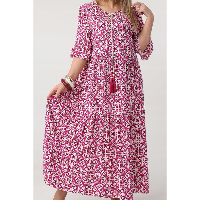 Сукня FEMIMODA в стилі бохо maxi для роботи, розмір 44/46