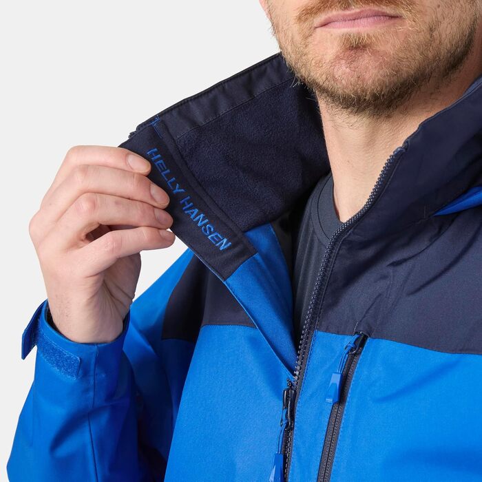 Чоловіча утеплена куртка Helly Hansen Midlayer Crew Jacket 2.0 з капюшоном, водонепроникна outdoor-куртка (XXL, Kobalt 2.0)
