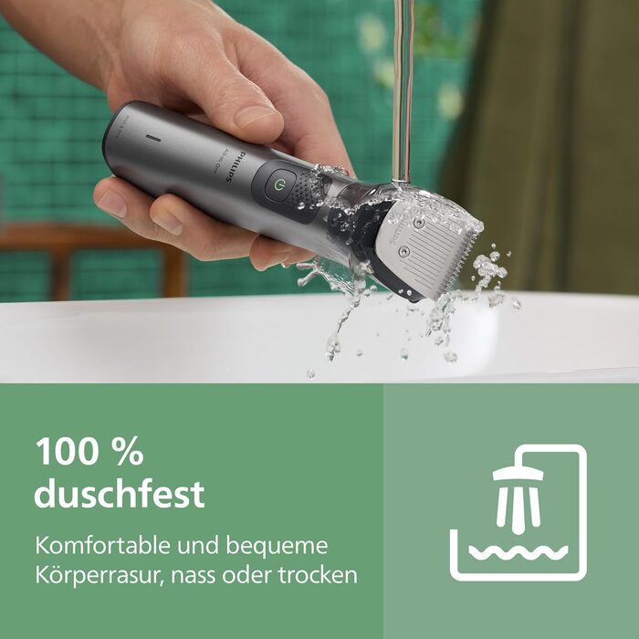 Універсальний тример Philips Multigroom Series 7000 MG7961/15 17-в-1 для обличчя, волосся та тіла, металеві леза, 26 налаштувань довжини (0,5-20 мм)