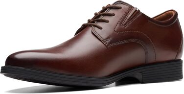 Чоловіча шкіряна кепка Clarks Whiddon, колір махагон (розмір 40 EU)