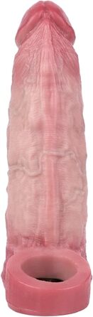 Пеніс-манжета з кільцем для яєчок, м'яка конструкція для збільшення та стимуляції, секс-іграшка для пар (M)