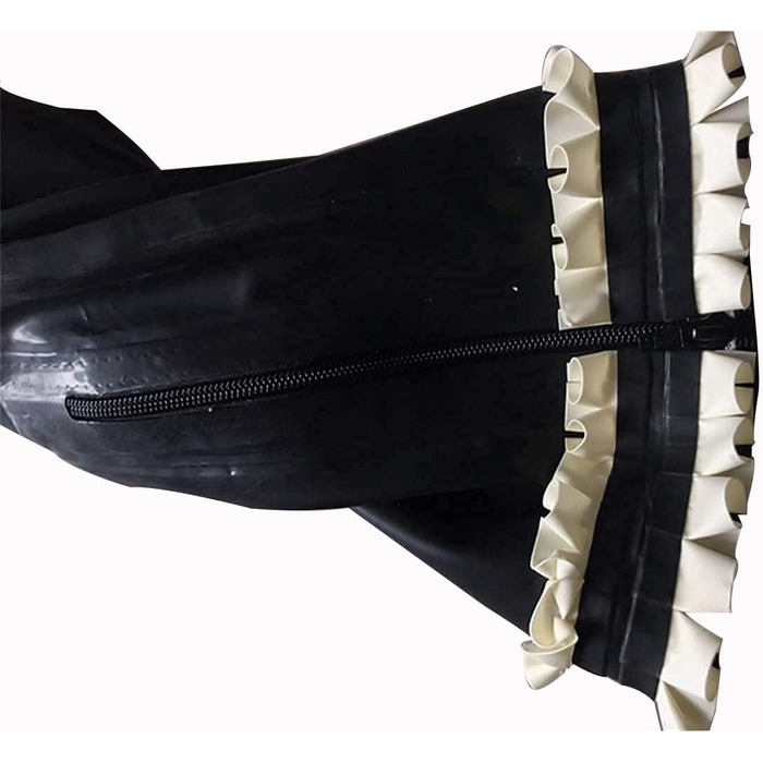 Латексна маска для BDSM, фетіш, бондж, косплей - з мереживом, для тематичних вечірок та Хелловін