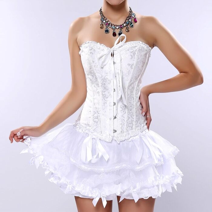 Корсет-топ для жінок, готичний корсет з атласу, чорний, великі розміри, шнурівка, корсет, повна грудь, топ, бурлеск, білий