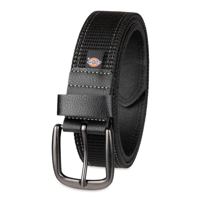Чоловічий промисловий ремінь Dickies Casual Strength, нейлоновий, чорний, розмір 34-36
