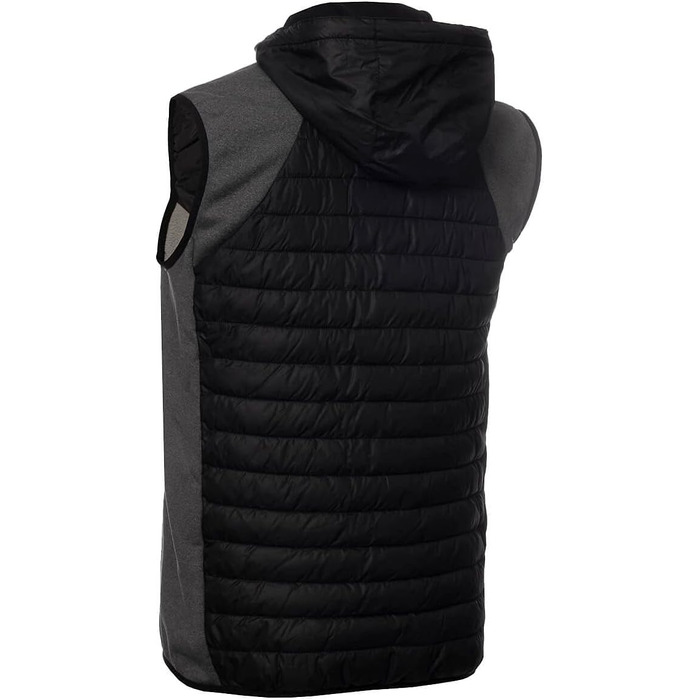Чоловічий гібридний легкий жилет з капюшоном Calvin Klein Redwood 2026, колір Charcoal Marl, розмір M