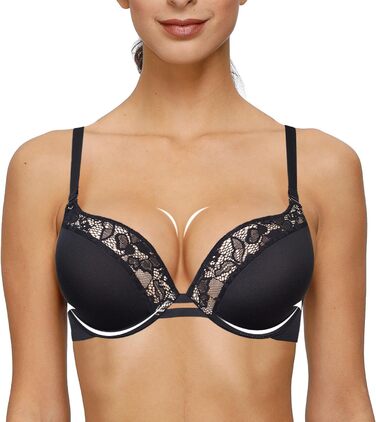 Чорний мереживний бюстгальтер-бралетта YANDW без підкладки, прозорий, 95C, новий