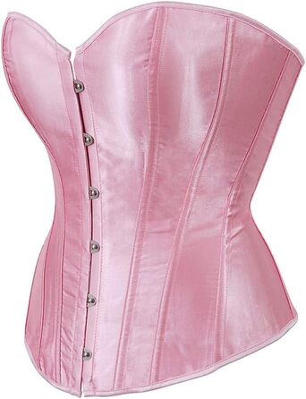 Корсет Daen Korsett великого розміру, сексуальний корсет, топ, спідня білизна (S, Рожевий)