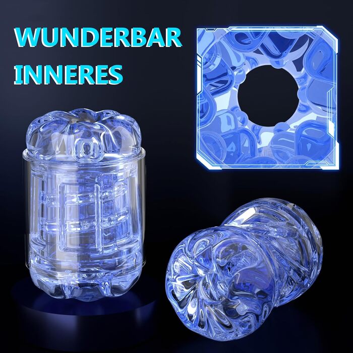 Електричний мастурбатор з двома ручками для чоловіків - 9 режимів, Solo Taschenmuschi Sex Spielzeug