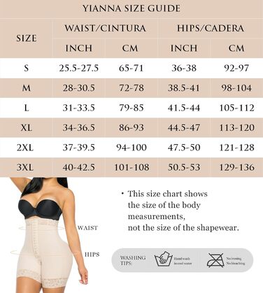 Корсет-боді YIANNA для корекції фігури, висока компресія, без бретелек, бежевий (M)