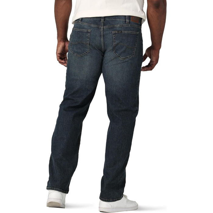 Чоловічі джинси Lee Big and Tall Extreme Motion Relaxed Straight Maverick, 44W / 32L