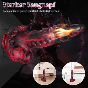 Анальний вібратор Jpscor Monster з 7 режимами вібрації та 3 функціями стимуляції, нагріванням. Іграшки для дорослих для жінок та чоловіків