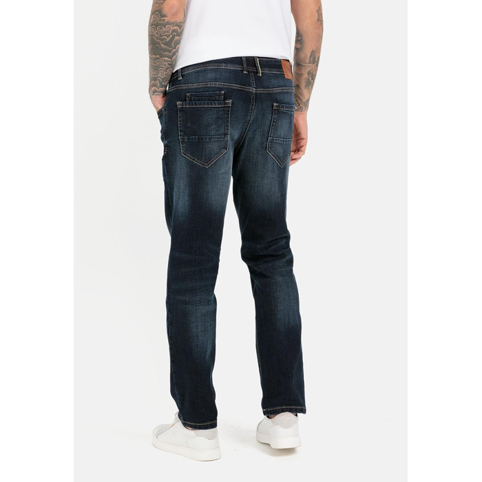 Чоловічі джинси camel active Madison Slim Fit, темно-сині (Dark Indigo), бавовна з еластаном