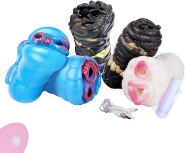 Вібраційний мастурбатор Lmgoc Tierserie з реалістичним дизайном, 10 режимів вібрації, силікон, для чоловіків