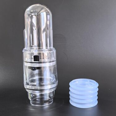 Вакуумна помпа для збільшення пеніса, 5 силіконових кілець, ручна помпа для ерекції та покращення потенції, для чоловіків