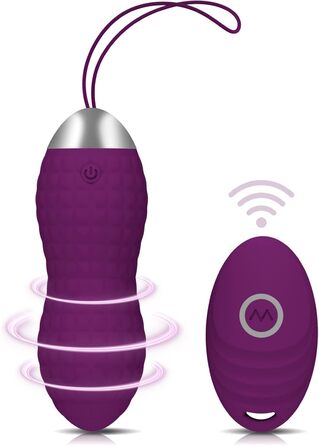 Вібратор-кулька Allmay Liebeskugeln Vibration: стимуляція G-точки та клітора, 10 режимів, з пультом керування, для пар