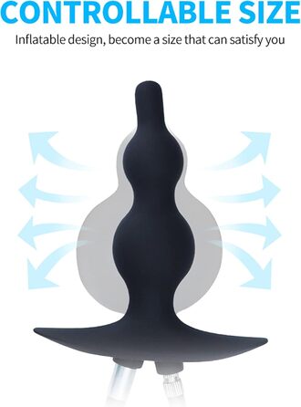 Анальний плагін TYDAY з силікону для BDSM-ігор: анальдуше, стимуляція простати, для чоловіків та жінок