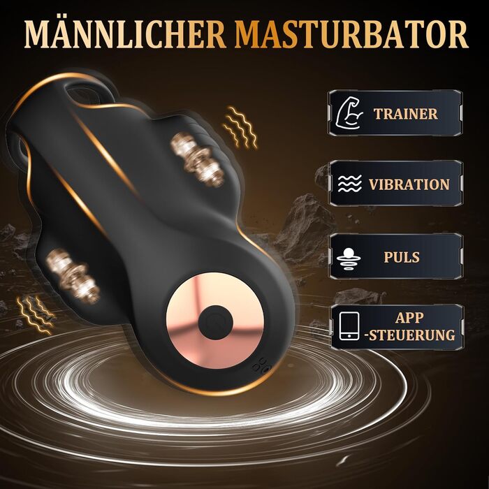 Мастурбатор для чоловіків LYAMais з керуванням через додаток, 9 режимів, вібратор пеніса, тренажер, стимуляція головки, сексуальна іграшка, тихий оральний секс, кишеньковий мастурбатор