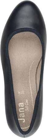 Жіночі туфлі Jana Pumps із синтетичних матеріалів, повнота H, темно-сині (40 EU)