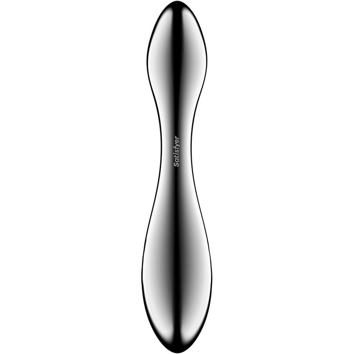 Satisfyer Pure Gravity 3 - сталевий дildo з великими рифленнями для жіночих задоволень | Інтимна іграшка для дорослих