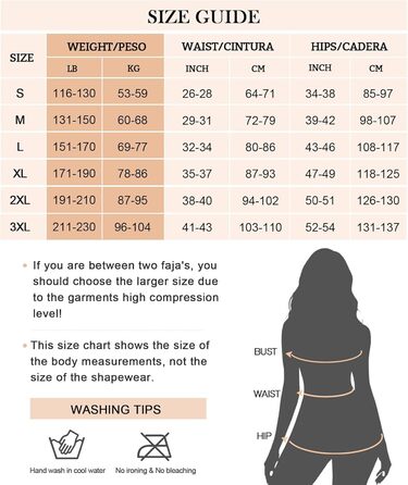 Корсет для схуднення SHAPERX з високою компресією, Body Shaper для жінок, підтягування сідниць, корекція стегон, чорний, XL