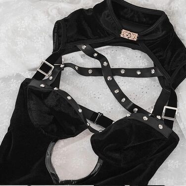 Костюм для косплею JasmyGirls: Ангел/Демон, Чонгсам, Асасин. Костюм для ролевих ігор, сексуальний, з розрізом, з шипами.