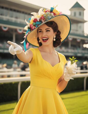 Сукня вінтаж Bbonlinedress 1950-х років ретро коктейльна Rockabilly з V-подібним вирізом, жовта, розмір L
