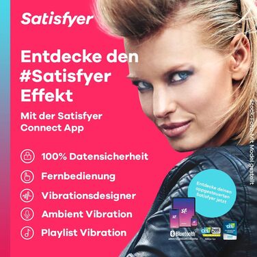 Satisfyer Mini Wand-er Connect App: вібратор для тіла з Bluetooth та керуванням через додаток | Водонепроникний (IPX7) | Компактний дизайн сірого кольору | Стимуляція G-точки та клітора для жінок