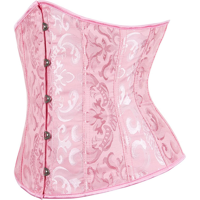 Корсет Sxybox для під грудьми, шнурівка, корсаж, бюстгальтер, рожевий, для Хелловіну та карнавалу