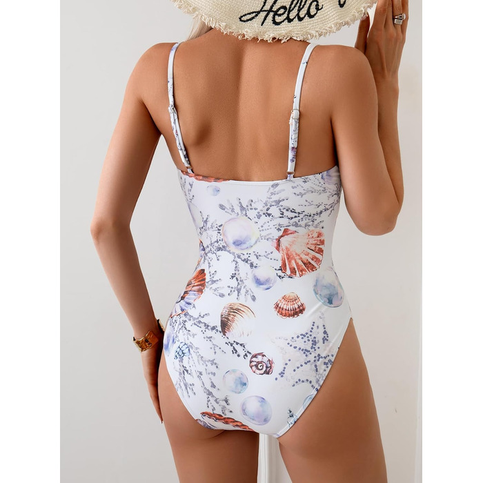Жіночий купальник Monokini з перламутровим принтом, XL. Сексуальний мета-купальник Eomenie Einteiiger