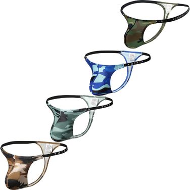 Танга чоловічі Faringoto камуфляжні, труси G-string, 4 кольори, розмір M