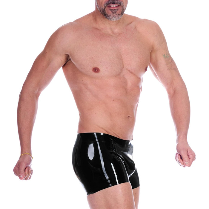 Шорти-боксери чоловічі з латексу Kangxinsheng, натуральний гумовий латекс, XL, для косплею та вечірок