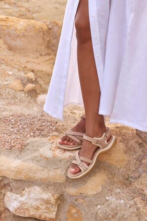 Жіночі сандалі ECCO Offroad RoamSport Nude Limestone, розмір 39 EU