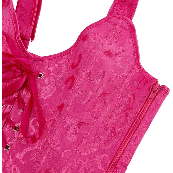 Корсет для фігури Grebrafan з бретелями, рожево-рожевий, розмір 28-30